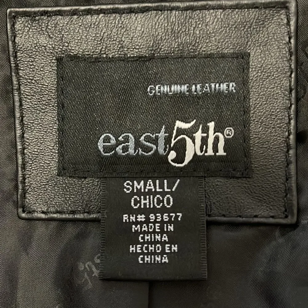 East 5th Genuine Leather Jacket - Picture 3 of 5